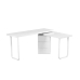 Rašomasis stalas DKD Home Decor 150 x 120 x 75 cm Natūralus Metalinis Balta Medžio MDF