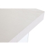 Skrivebord DKD Home Decor Hvid Gennemsigtig Krystal Træ MDF 120 x 50 x 76 cm