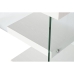 Secretária DKD Home Decor Branco Transparente Cristal Madeira MDF 120 x 50 x 76 cm