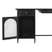 Γραφείο DKD Home Decor Μαύρο Μέταλλο Κρυστάλλινο 120 x 50 x 80 cm