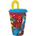 Muggen med Sugrör Spider-Man Arachnid Grid 430 ml