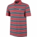 Men’s Short Sleeve Polo Shirt Nike Matchup Stripe 2 Grey Red