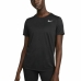 Kortærmet T-shirt til Kvinder Nike Dri-FIT  Sort
