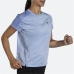 Moteriški marškinėliai su trumpomis rankovėmis Brooks Sprint Free Akvamarinas Moteris