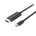 USB-C - HDMI kabelis Conceptronic ABBY04B Juoda 2 m