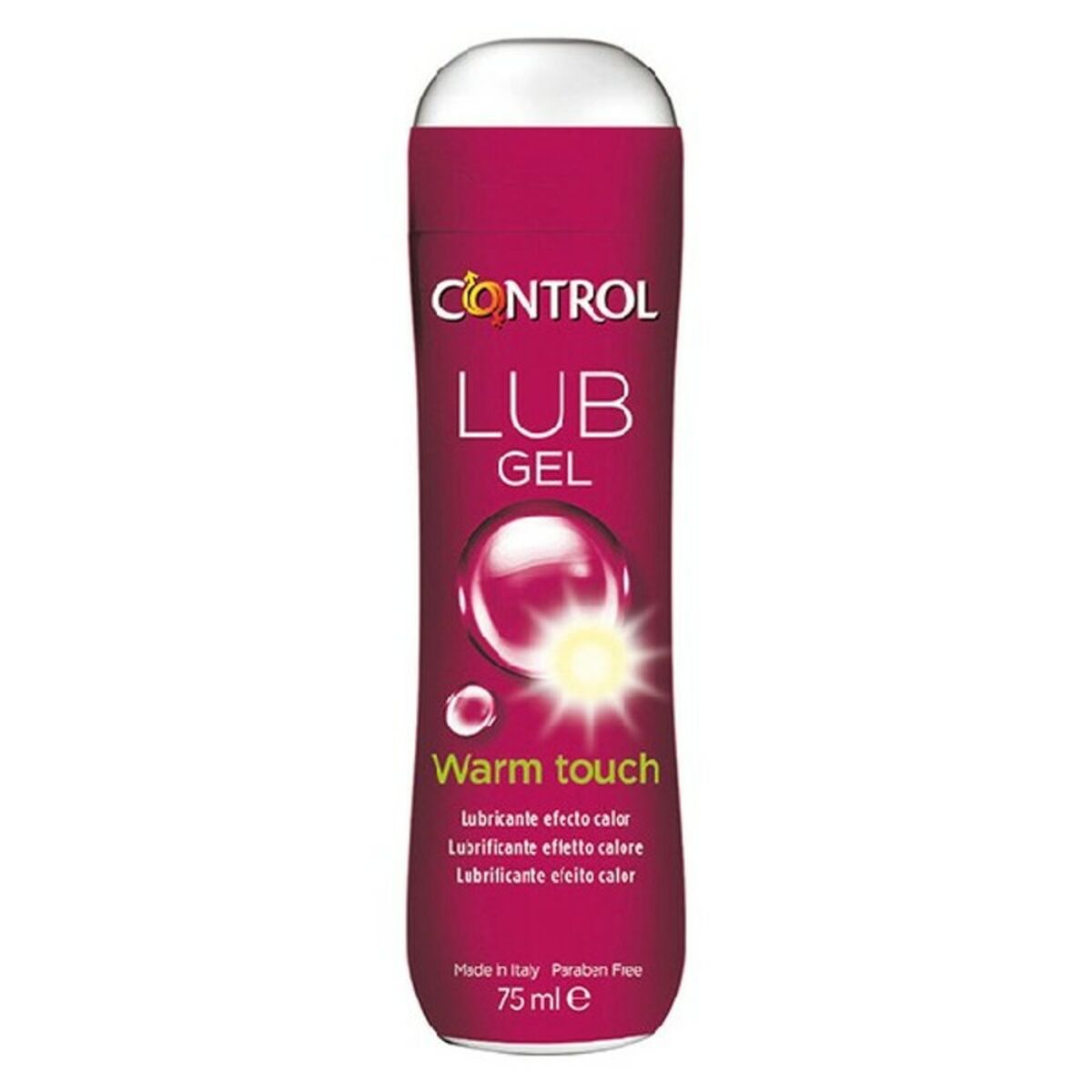 Slide vannbasert Glidemiddel Warm Touch Control 75 ml