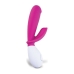 Snuggle Dual Stimulation Vibe- vibraattori Lovelife by OhMiBod AT015 Valkoinen/Pinkki