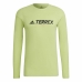 Pánská košile s dlouhým rukávem Adidas Terrex Primeblue Trail Limetkově zelená