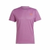 Мъжка тениска с къс ръкав Adidas Adizero Speed Тъмно розово