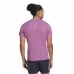 Férfi rövid ujjú póló Adidas Adizero Speed Sötét rózsaszín
