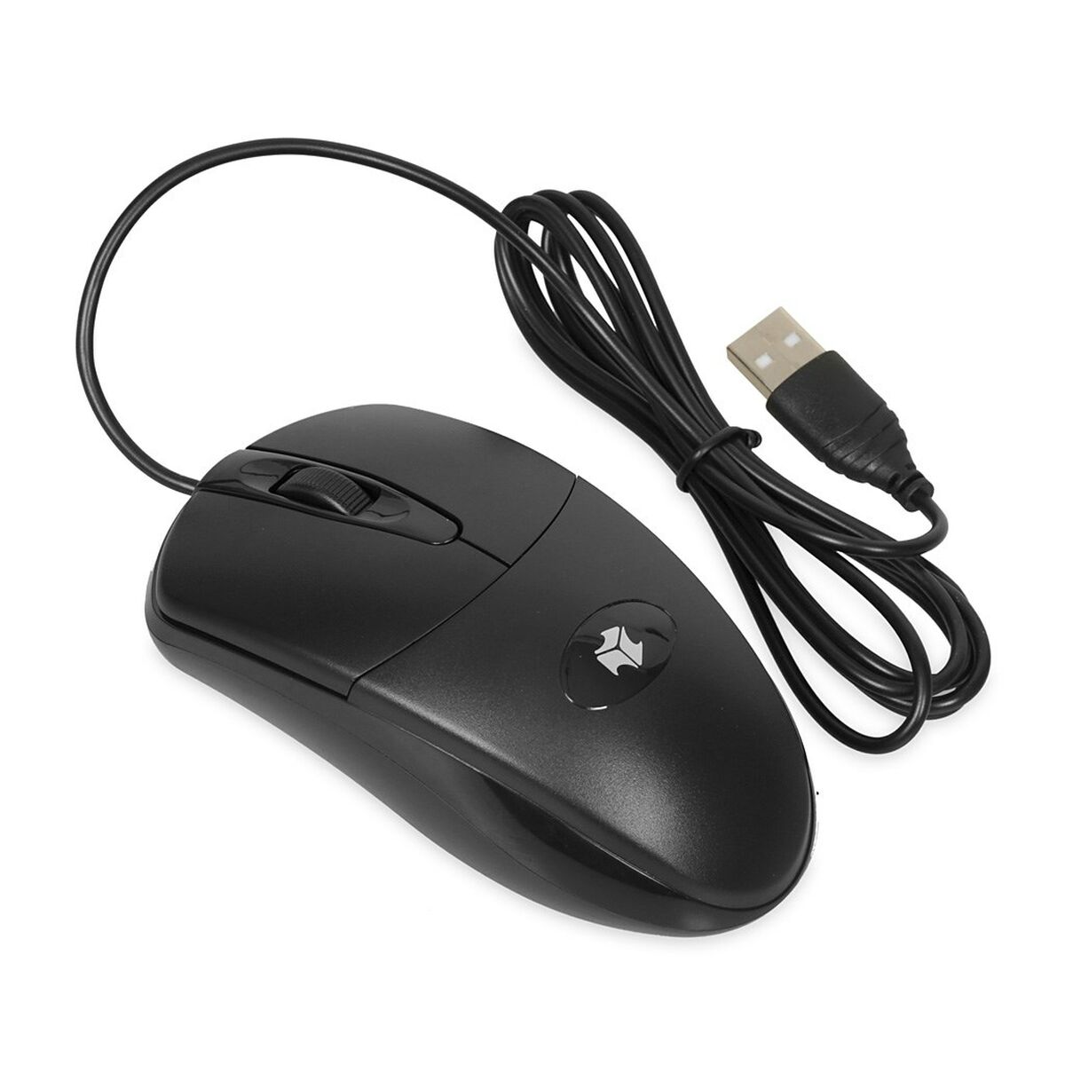 Muis Ibox IMOF010 Zwart 1600 dpi