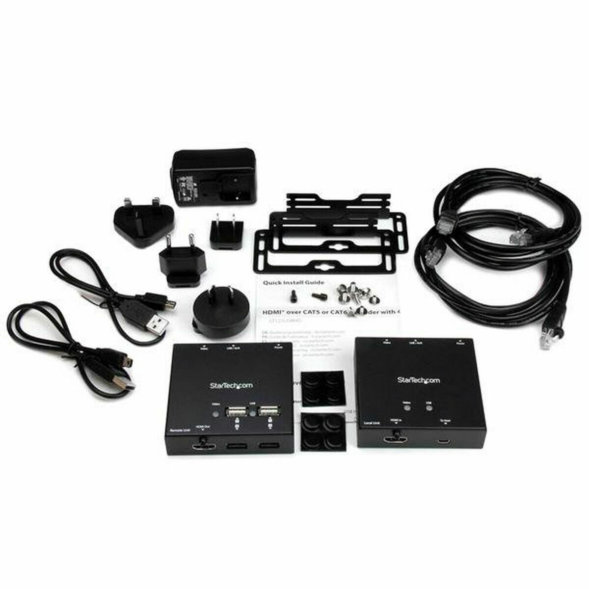 Adaptador HDMI Startech ST121USBHD WUXGA Preto 50 m