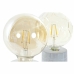 Stolná lampa DKD Home Decor Biela Sivá Zlatá Cement 12 x 12 x 22 cm (2 kusov)