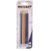 Set de Creioane Multicolor Plăcintă Lemn (12 Unități)