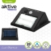 Lumină solară Aktive Plastic 9 x 12 x 5 cm (6 Unități)