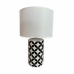 Lampada da tavolo Versa Niu Cruzado Bianco Ceramica 20 x 38 cm