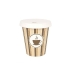 Комплект Съдове Algon С капак За Еднократна Употреба Кафе Картон 6 Части 250 ml (20 броя)