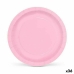 Set di piatti Algon Monouso Cartone 20 cm Rosa 10 Pezzi (36 Unità)