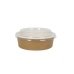 Set of trays Algon With lid Disposable kraft paper 5 Pieces 500 ml (12 Units)