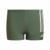 Strój kąpielowy Damski Adidas YB 3 Stripes Kolor Zielony