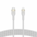 Kabel USB-C do Lightning Belkin CAA011BT1MWH 1 m Biały