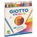 Spalvoti pieštukai Giotto F256600 Spalvotas 24 Dalys