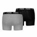 Pánské boxerky Puma EVERRYDAY BASIC 701226387 2 kusů Černý Šedý