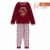 Pižama Otroška Harry Potter Rdeča