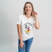 Sieviešu Krekls ar Īsām Piedurknēm Mickey Mouse Balts
