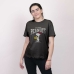 T-shirt med kortärm Dam Snoopy Svart