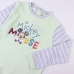 Pižama Otroška Mickey Mouse Roza Zelena Siva