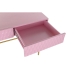 Ingresso DKD Home Decor Rosa Dorato Metallo Legno di mango Moderno (90 x 45 x 74 cm)