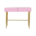 Sivupöytä DKD Home Decor Pinkki Kullattu Metalli Mangopuu Moderni (90 x 45 x 74 cm)