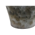 Vase Home ESPRIT Gris Gris foncé Terre cuite Oriental 31 x 26 x 48 cm