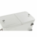 Portable Fridge DKD Home Decor White With wheels Steel PP (56 L) (74 x 43 x 80 cm)