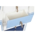 Scaffale DKD Home Decor 76 x 29 x 133 cm Abete Corda Bianco Blu cielo Blu Marino Legno MDF