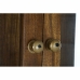 Дисплей-стенд DKD Home Decor 85 x 42 x 190 cm Стеклянный Позолоченный Коричневый древесина акации