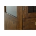 Výkladný stojan DKD Home Decor 85 x 42 x 190 cm Sklo Zlatá Gaštanová Agátové drevo