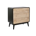 Chest of drawers DKD Home Decor Black Wood Modern (80 x 40 x 79,5 cm)