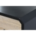 Dulap cu Sertare DKD Home Decor Negru Lemn Modern (80 x 40 x 79,5 cm)