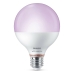 Bec LED Philips Wiz G95 Smart Full Colors F 11 W E27 1055 lm (2200K) (6500 K)