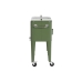 Portable Fridge DKD Home Decor 74 x 43 x 80 cm Steel Green polypropylene 56 L