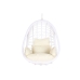 Hanging garden armchair DKD Home Decor 90 x 70 x 110 cm Metal synthetic rattan White