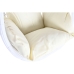 Висящ градински фотьойл DKD Home Decor 90 x 70 x 110 cm Метал синтетичен ратан Бял