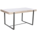 Blagavaonski stol Home ESPRIT Bijela Siva Prirodno Metal 150 x 85 x 75 cm