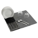 Draining Rack for Kitchen Sink Versa W Black White polypropylene (16 x 4 x 40 cm)