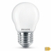 LED крушка Philips Сферичен E 6,5 W E27 806 lm 4,5 x 7,8 cm (4000 K)