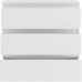 Chest of drawers Chelsea White 77,2 x 100,7 x 77 cm