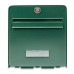 Ключ за пощенска кутия Burg-Wachter Поцинкована Стомана Стенен Зелен