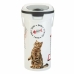 Pet food jar Curver Love Pets Cat White 4 Kg